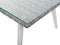 Loungeset met tafel 4-zitter RAGUSA Gebroken wit