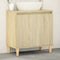 vidaXL - Wastafelkast - 58x33x60 - cm - bewerkt - hout - sonoma - eikenkleurig