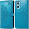 iMoshion Hoesje Geschikt voor Oppo A76 (4G) Hoesje Met Pasjeshouder - iMoshion Mandala Bookcase - Turquoise