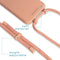 iMoshion Hoesje Geschikt voor iPhone 12 Pro / 12 Hoesje Met Koord - iMoshion Color Backcover met afneembaar koord - oranje