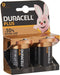 Duracell Plus 100 D - Alkaline Batterijen - Multi-color