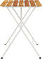 vidaXL Bistrotafel inklapbaar 55x54x71 cm massief acaciahout en staal