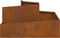 vidaXL - Plantenbak - 80x80x50 - cm - Weerstaal