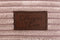 Designed by Lotte Ribbed - Hondenmand - Geribbelde stof - Roze - 65x60x20 cm