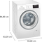 Siemens WM14NK23 - Wasmachine - 8 kg - 1400 tpm - Energieklasse A - Wit