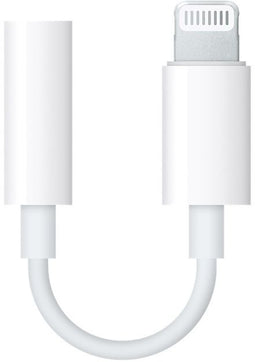 Apple - MMX62ZM/A - Lightning-naar-mini-jack-adapter - Wit