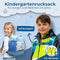 REISERACKER Kinderrugzak Adventure - Waterdicht en veilig - Inclusief veiligheidshesje - Blauw