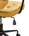 PAWNEE - Bureaustoel - Geel - Kunstleer