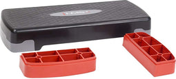 HMS AS003 Aerobic Fitness Stepbank (Rood, 2-traps, Verstelbaar)