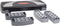 HMS AS004 Aerobic Fitness Stepbank (Zwart, 3-traps, Verstelbaar)