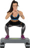 HMS AS005 Aerobic Fitness Stepbank (Zwart, 3-traps, Verstelbaar)