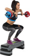 HMS AS005 Aerobic Fitness Stepbank (Zwart, 3-traps, Verstelbaar)