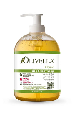 Olivella Classic face & body soap 500ml