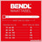 BENDL Broekriem - Brandweerslang - Robuust - Vegan - Dames - Rood/Zilver - 2x85 cm