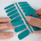 LAUED Nagelstickers - Nail Wraps - 16 Extreem Dunne Nagellak Stickers - Manicure Nail Art Folie - Sticky Cactus