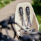 Urban Iki BIO Fietsstoeltje Achter - 5-puntsgordel - TÜV goedgekeurd - Oishi Beige/ Bincho Black