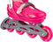 Nijdam Floral Switch - 3-in-1 Skeelers - Verstelbaar 25-28 - Roze
