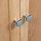vidaXL - Hoekkast - 80x33,5x78 - cm - massief - eikenhout