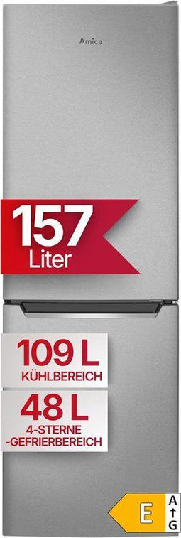 Amica AKG 3840 - Koelvriescombinatie - 144 cm 157 l netto inhoud superkoelfunctie - E