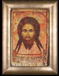 Thea Gouverneur - Borduurpakket met telpatroon - 478A - Voorgesorteerde DMC Garens - Heilige Jezus Christus Icoon - Aida - 22 cm x 34 cm - DIY Kit