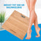 Grundig Personenweegschaal - Digitale Weegschaal Bamboe - Capaciteit tot 180kg - 28x28 cm