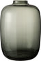 J-Line vaas Cleo - glas - grijs - large - 45 cm hoog