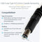 StarTech - 1m USB naar 5V DC Plug Type N Voedingskabel - USB A naar 5,5mm DC - Zwart