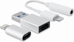 USB-kabel CoolBox COO-CKIT-APPL Wit