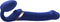 Strap-On-Me - Vibrerende Strapless Strap-on Voorbinddildo Met Luchtdruk Stimulatie - Paars
