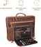 Donbolso® San Francisco - Schoudertas 17 inch - Nappa leer - Vintage Brown