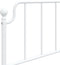 vidaXL - Hoofdbord - 100 - cm - metaal - wit