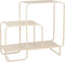 Mica Decorations Jules - Wandkast - Speels design met drie tafelbladen - Lichtbruin