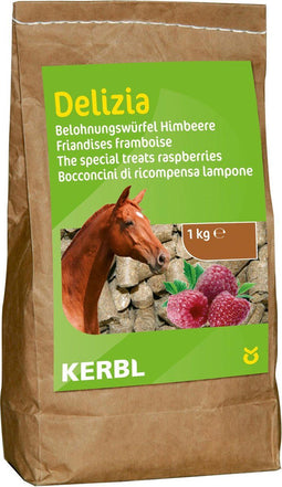 Kerbl Delizia Bio-beloningsbrok Paardensnoepjes - Framboos - 1 kg