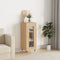 vidaXL - Dressoir - 34,5x34x90 - cm - bewerkt - hout - sonoma - eiken