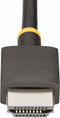 Startech.com 30cm HDMI naar DisplayPort Adapter Kabel - 8K 60Hz Actieve HDMI 2.1 naar DP 1.4 Video Converter Zilver Zwart