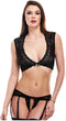 Baci Lingerie Lingerie set -M/L- SEXY LACE BRA & G-STRING SET Zwart