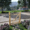 vidaXL - Poort - enkel - 100x120 - cm - hazelaarhout