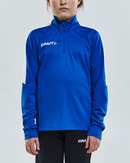 Craft PROGRESS - Halfzip LS Tee JR - Zacht en comfortabel - Maat 146