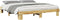 vidaXL - Bedframe - zonder - matras - 180x200 - cm - massief - hout - eiken