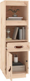 vidaXL - Hoge - kast - 34x40x108,5 - cm - massief - grenenhout