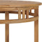 vidaXL - Eettafel - Ã80 - cm - massief - teakhout