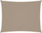 vidaXL - Zonnescherm - rechthoekig - 4x6 - m - oxford - stof - taupe