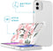 iMoshion Design voor de iPhone 11 hoesje - Bloem - Roze / Groen