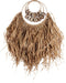 Raffia Shell Wall Decoration | Wand decoratie Wandhanger | Woondecoratie | Pole to Pole | 50 x 8 x 100cm