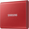 Samsung Portable T7 - Externe SSD - 1 TB - USB C 3.2 - Rood