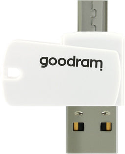 Goodram AO20 - Geheugenkaartlezer - microSD microSDHC - Wit