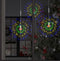 vidaXL - Kerstverlichting - vuurwerk - 140 - LED's - buiten - 20 - cm - meerkleurig