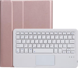Lunso - Geschikt voor iPad Pro 11 Inch (2018/2020/2021) Afneembare Keyboard Hoes - Rose Goud
