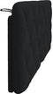 vidaXL - Hoofdbordkussen - 140 - cm - stof - zwart