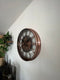 Industriele klok Thijs - wandklokken voor binnen - wandklok modern - wandklok industrieel - wand klok - muurklok - wandklokken - 54 cm